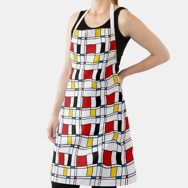 De Stijl Pattern Apron (Insitu)