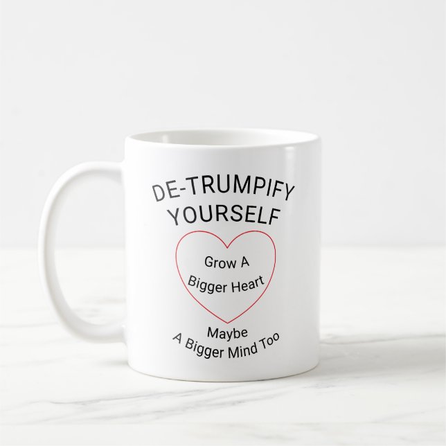 De-trumpify Yourself Coffee Mug (Left)