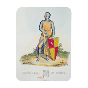 De Vere, Earl of Oxford, 1280, from 'Ancient Armou Magnet