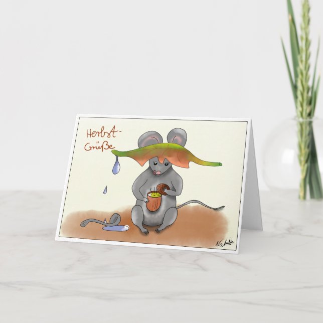 DE welcome card Autumn (Front)