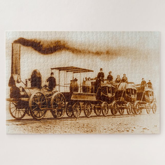 De Witt Clinton Replica Steam Locomotive C 1831 Jigsaw Puzzle (Horizontal)