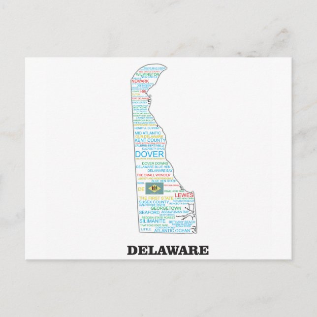 DE WORD STATE POSTCARD (Front)