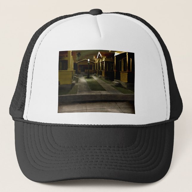 DEA01 Bungalows.tif Trucker Hat (Front)