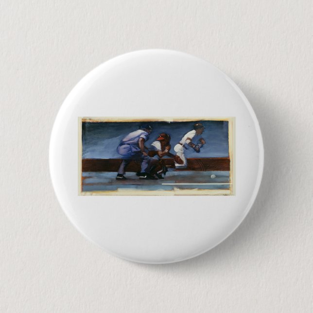 DEA23 Baseball 2.tif 6 Cm Round Badge (Front)