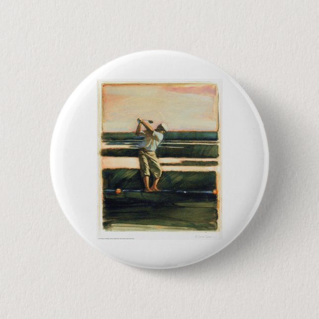 DEA24 Golfer.tif 6 Cm Round Badge (Front)