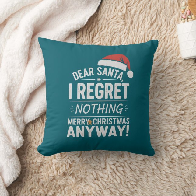 Dea Santa I Regret Nothing Cushion (Blanket)