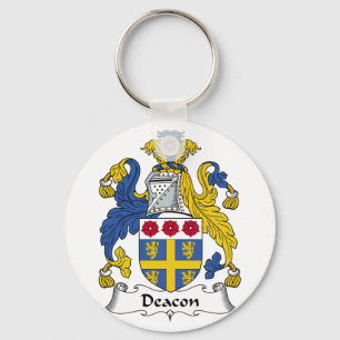 Deacon Family Crest Key Ring