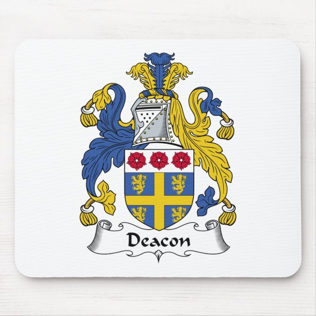 Deacon Family Crest Mouse Pad (Front)