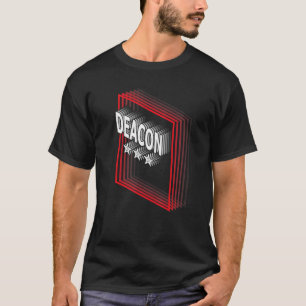 Deacon Job Title Appreciation Retro T-Shirt