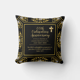DEACON Ordination Anniversary ANY yrs - Custom Cushion