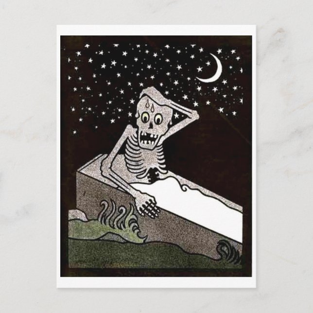 Dead Already Skeleton postcard (Front)