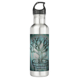dead bonsai tree 710 ml water bottle