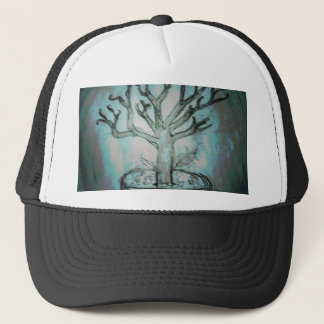 dead bonsai tree trucker hat