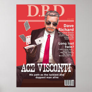 Dead by Daylight Magazine Cover  Ace Visconti Poster