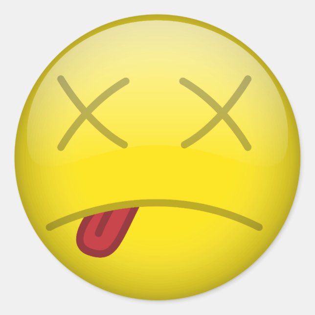 Dead Classic Round Sticker (Front)