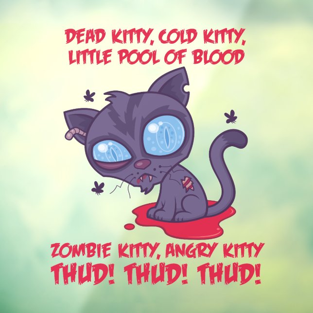 Dead Cold Angry Zombie Kitty (Sheet 3)