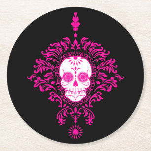Dead Damask - Chic Sugar Skull Coasters