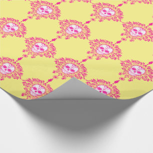 Dead Damask - Chic Sugar Skulls Wrapping Paper
