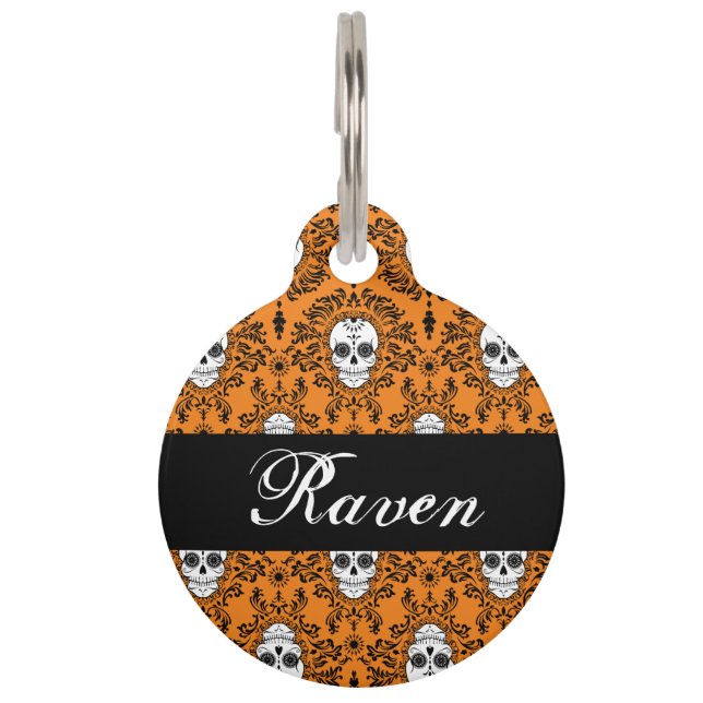 Dead Damask - Custom Pet Tag (Front)