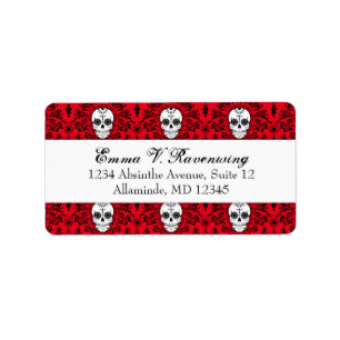 Dead Damask - Custom Sugar Skull Address Labels
