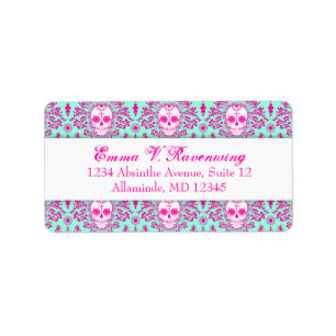 Dead Damask - Custom Sugar Skull Address Labels