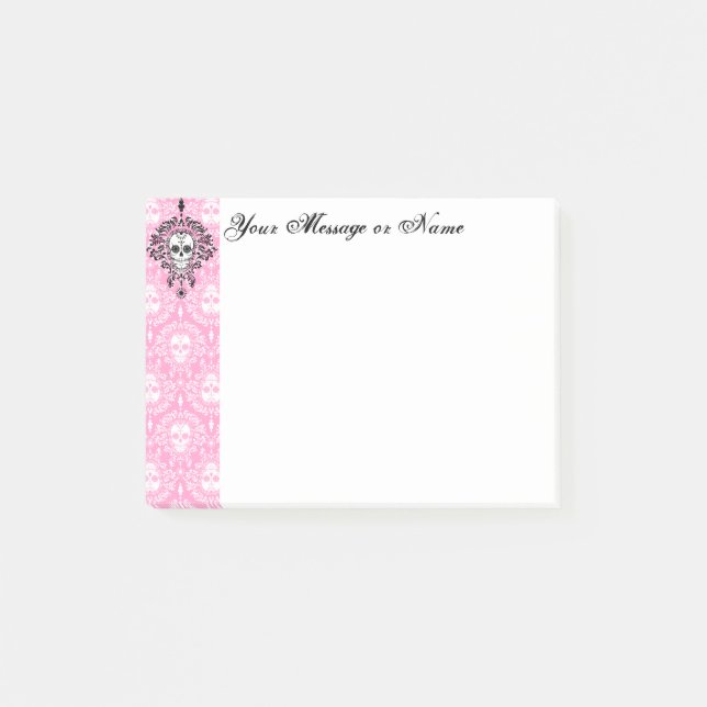 Dead Damask - Custom Sugar Skull Post-it® Notes (Front)