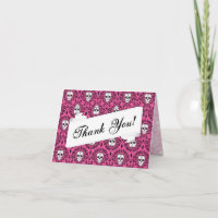 Dead Damask - Custom Thank You Card