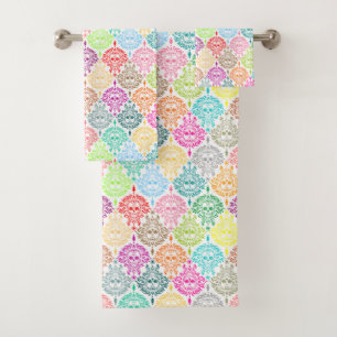 Dead Damask Festive Colourful Sugar Skull Bath Set