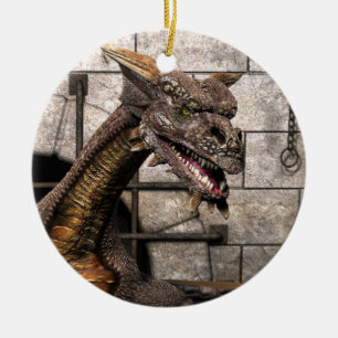 Dead End Dragon Is Looking For Some Dinner - You Ceramic Tree Decoration