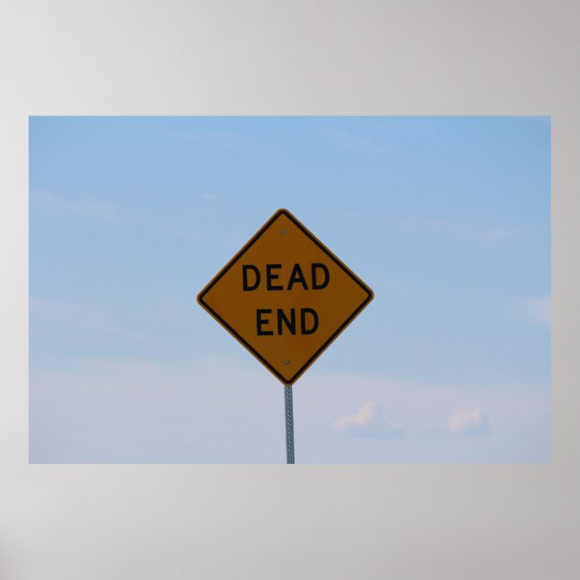 Dead End road sign (Front)