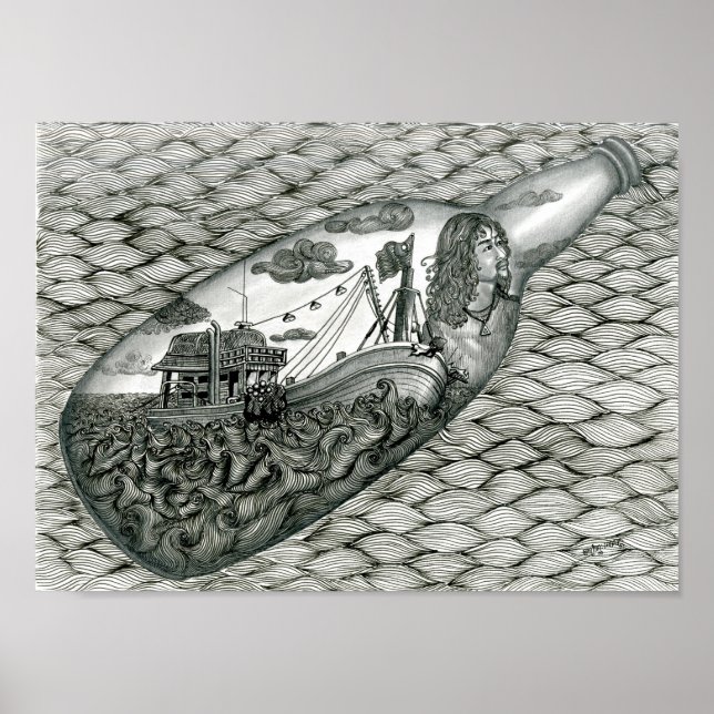 Dead Eye Poster of Vannak in a Bottle (Front)