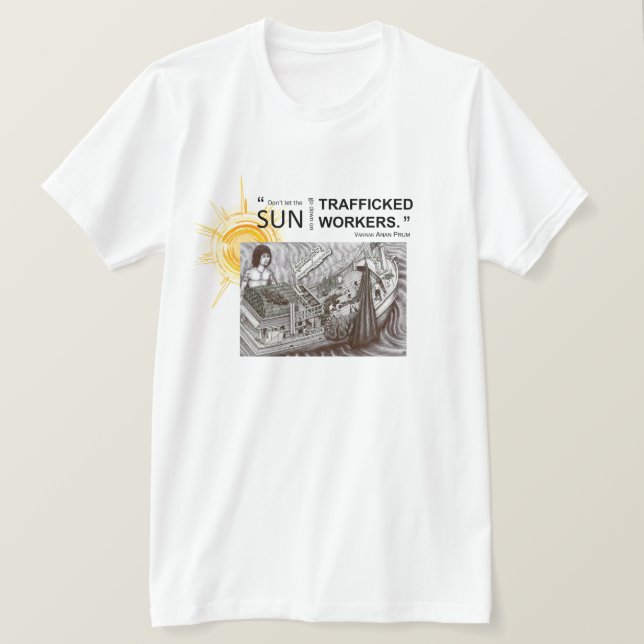 Dead Eye T-shirt with Vannak Quote 2 (Design Front)