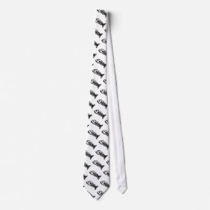 Dead Fish Skeleton Skull Bones Fossil Tie