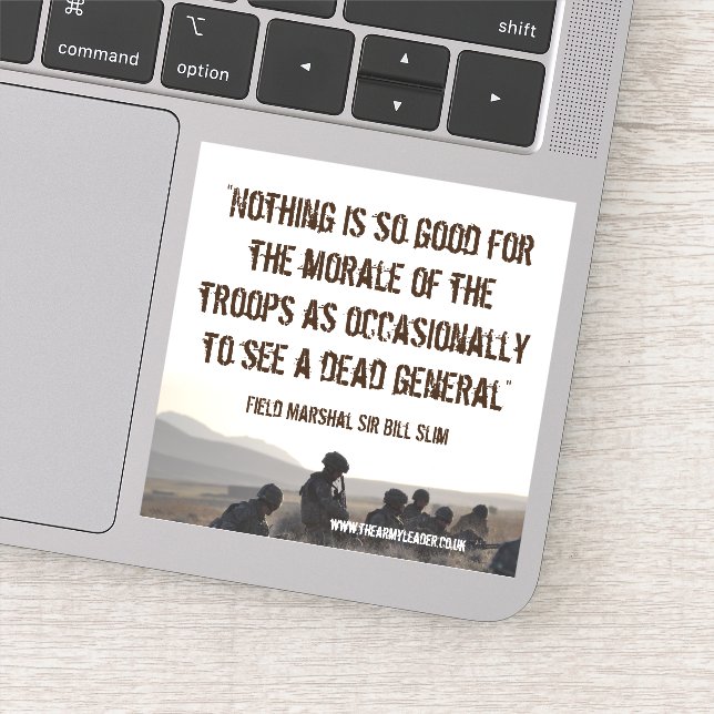Dead Generals Sticker (Detail)