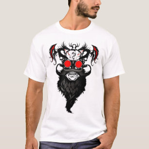dead_head_hipster_crane_dragon_tribal_lunette_r T-Shirt