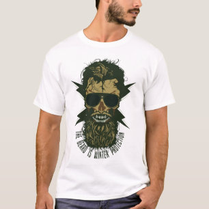 dead_head_hipster_skull_crane_barb_quote_mo T-Shirt