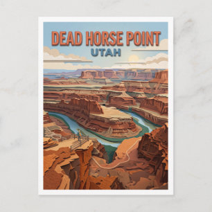 Dead Horse Point Moab Utah Postcard