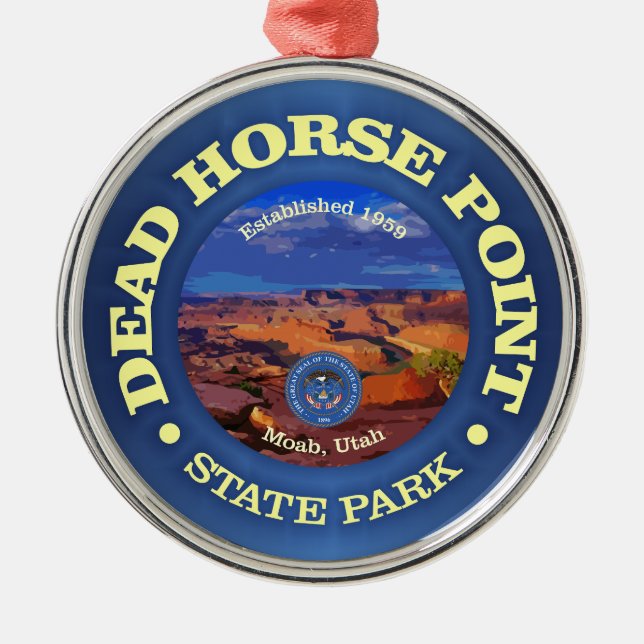 Dead Horse Point SP Metal Ornament (Front)