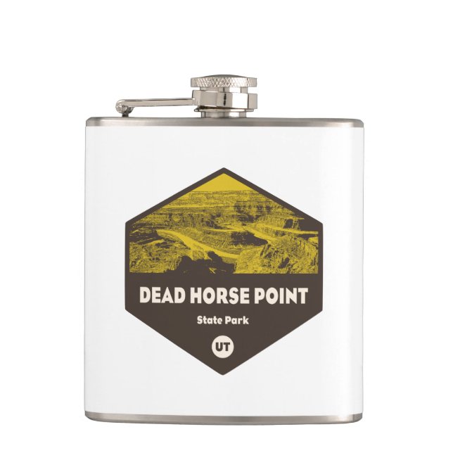 Dead Horse Point State Park Utah Hip Flask (Front)