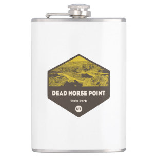 Dead Horse Point State Park Utah Hip Flask