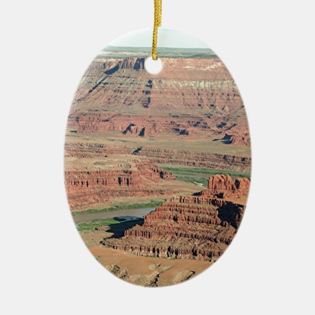 Dead Horse Point State Park, Utah, USA 4 Ceramic Ornament (Front)