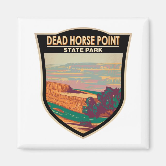 Dead Horse Point State Park Utah Vintage  Magnet (Front)