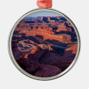 Dead Horse Point Sunrise - Moab, Utah Metal Tree Decoration