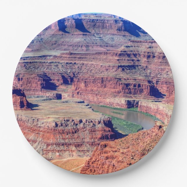 Dead horse state park Moab Utah Paper Plate (Front)