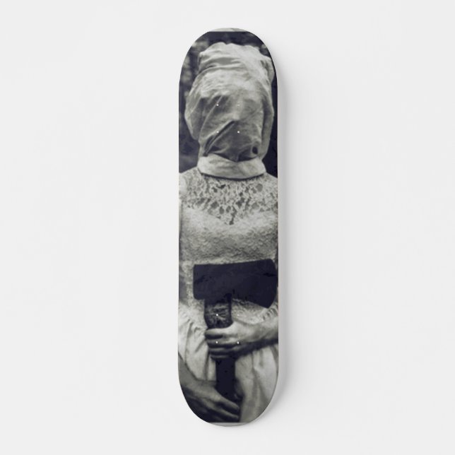 Dead Inside Axe Murderer Dark Gothic Popsicle Deck Skateboard (Front)