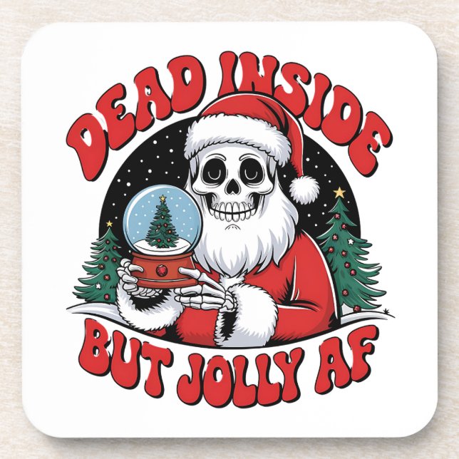 Dead inside but Jully AF Design Coaster (Front)