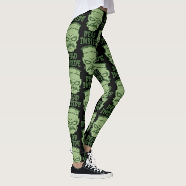 Dead Inside Frankenstein Monster Leggings (Right)