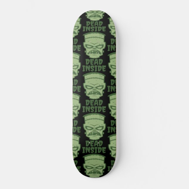Dead Inside Frankenstein Monster Skateboard (Front)