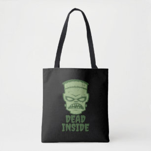 Dead Inside Frankenstein Monster Tote Bag
