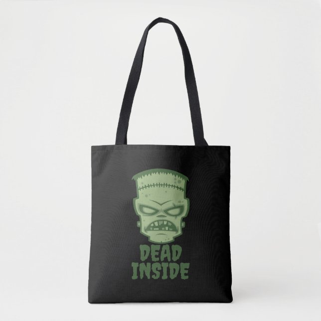Dead Inside Frankenstein Monster Tote Bag (Front)